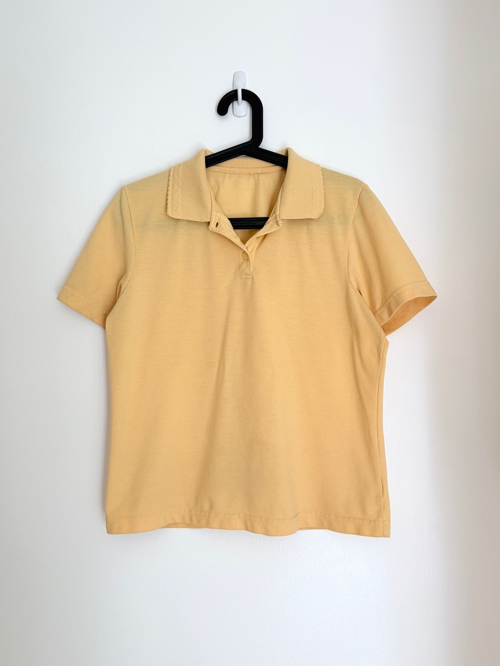 Vintage // yellow polo t-shirt